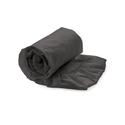 Heckett & Lane Hoeslaken Elementi Katoen Satijn 40cm Hoek - anthracite Antraciet
