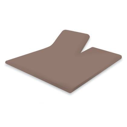Eleganzzz Splittopper Hoeslaken Perkal Katoen - Taupe