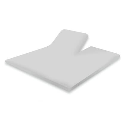 Eleganzzz Splittopper Hoeslaken Perkal Katoen - licht Grijs