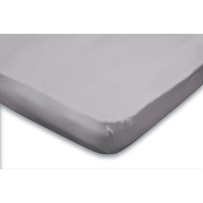 Eleganzzz Topper Hoeslaken Jersey Katoen Stretch - licht Grijs