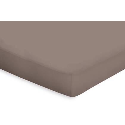 Eleganzzz Topper Hoeslaken Katoen Perkal - Taupe