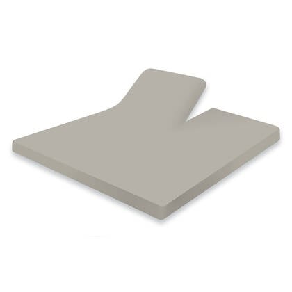 Eleganzzz Splittopper Hoeslaken Jersey Katoen Stretch - mushroom Taupe