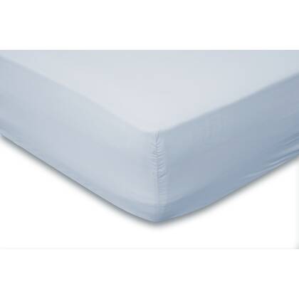 Eleganzzz Hoeslaken Katoen Perkal 35cm Hoekhoogte - licht Blauw