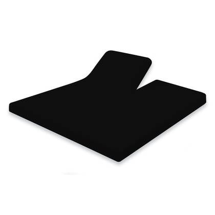 Eleganzzz Splittopper Hoeslaken Jersey Katoen Stretch - Zwart