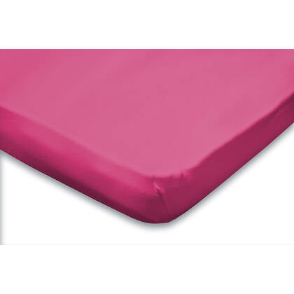 Eleganzzz Topper Hoeslaken Jersey Katoen Stretch - fuchsia Paars