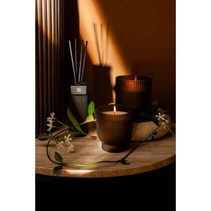 PTMD - Woody Bouquet Fragrance candle + sticks Bruin