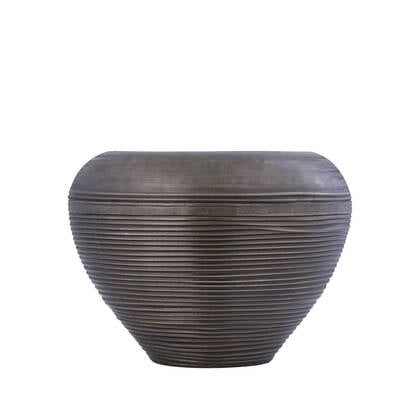 PTMD Dineo Antique Brass Sheet Alu Bombey Pot S Koper