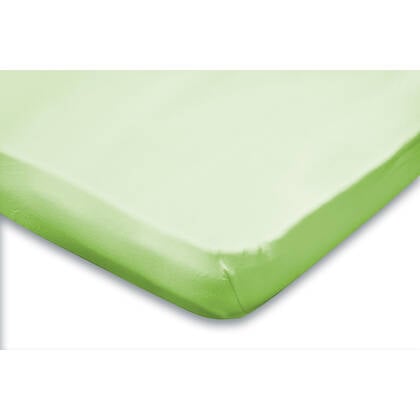 Eleganzzz Topper Hoeslaken Jersey Katoen Stretch - lime Groen