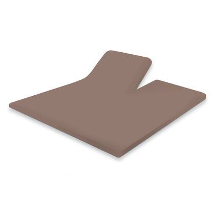 Eleganzzz Splittopper Hoeslaken Perkal Katoen - Taupe