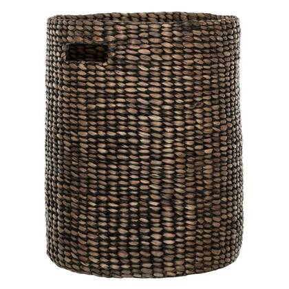 MUST Living Laundry basket Bora Bora BLACK WASH,52xØ40 cm Zwart