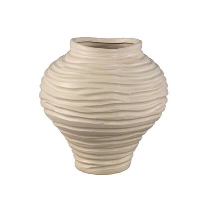 PTMD Vaas Mickie - 31x31x31 cm - Keramiek - Beige
