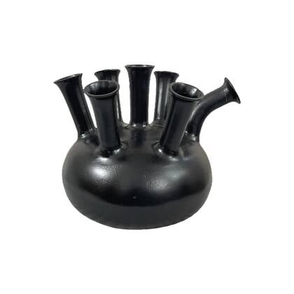 Starfurn Vaas Seven Way | 35 cm | Mat zwart
