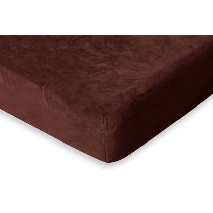 Eleganzzz Hoeslaken Flanel Fleece 35cm Hoekhoogte - rose brown