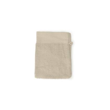 LINNICK Diamond Badstof Washand 100% Katoen 16x21cm - sand - set van 6 Geel