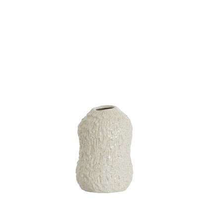 Light & Living - Vaas ASOLA - Ø13.5x20.5cm - Wit