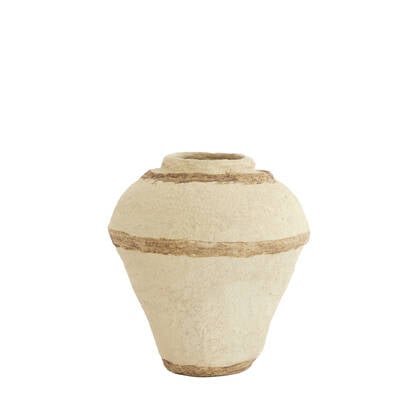 Light & Living Light&living Pot deco Ø45x50 cm TIMERGA licht Bruin