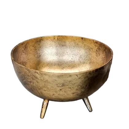 Benoa Bellevue Antique Brass Bowl 31 cm Goud
