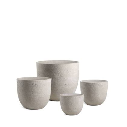 PTMD Jay-Lo Cream GRC Pot Bombey Set Of 4 Crème