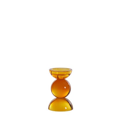 Light & Living - KandelaarI TINGA - Ø9.5x15.5cm - Oranje