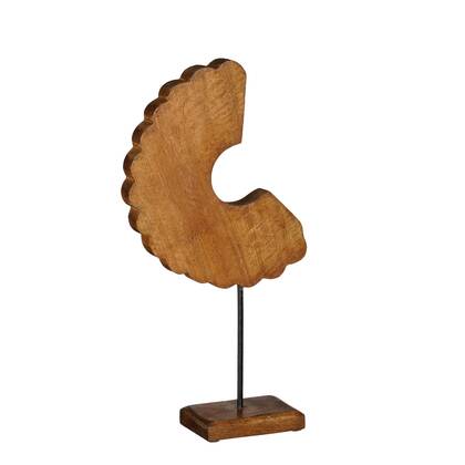 Mica Decorations Petra Decoratie - L39 x B21 x H8 cm - Hout - Bruin