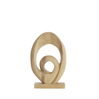 Light & Living Light&living Ornament 30x9x46 cm RANDA hout mat naturel Bruin