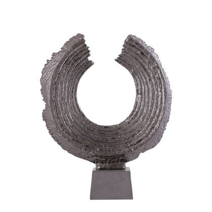 PTMD Apolline Bronze Round Casted Alu Statue On Base L Brons