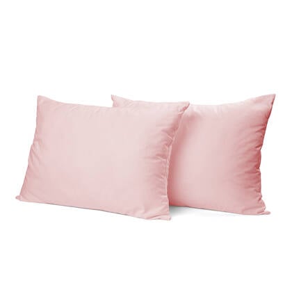 Eleganzzz Kussensloop Hotelsluiting Perkal Katoen Roze