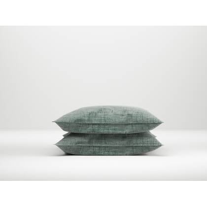Zo Home Lino Kussensloop Linnen Look emerald green Groen