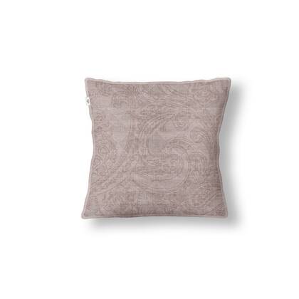 Zo Home Sierkussen Paisley di Lino - shell nude 50x50cm Roze