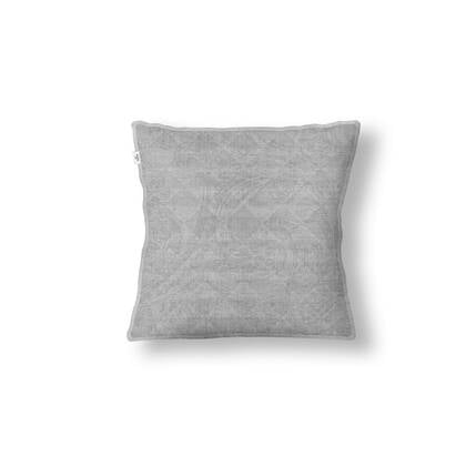 Zo Home Sierkussen Paisley di Lino - dove grey 50x50cm Grijs