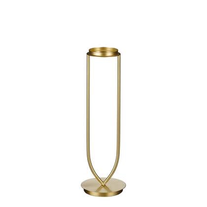 Mica Decorations Aletta Kandelaar - L15 x B15 x H48 cm - Metaal - Goud