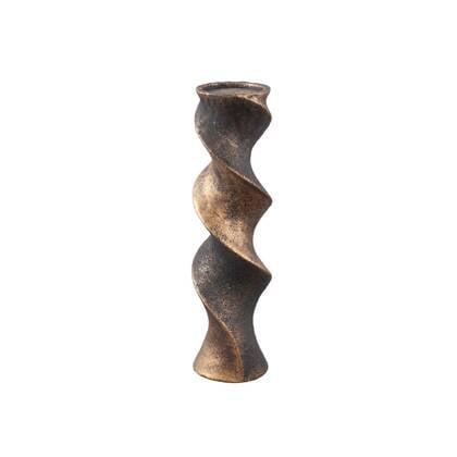 PTMD Kandelaar Bryah - 14x14x50 cm - Cement - Zwart