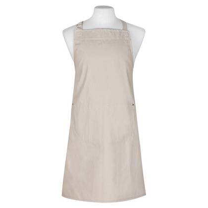Ladelle - Keukenschort, Katoen, Grijs, 69 x 90 cm - Ladelle | Lennox Beige
