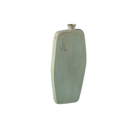 PTMD Amalie Green Round Ceramic Bottle L Groen