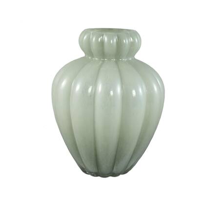 PTMD Vaas Syamer 2 - 21x21x27 cm - Glas - Groen