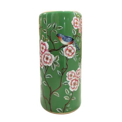 Fine Asianliving Ceramic Umbrella Stand Vase Green
