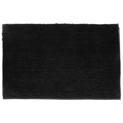 Atmosphera Badkamer kleedje|badmat voor vloer - 50x80 cm - grijs Zwart