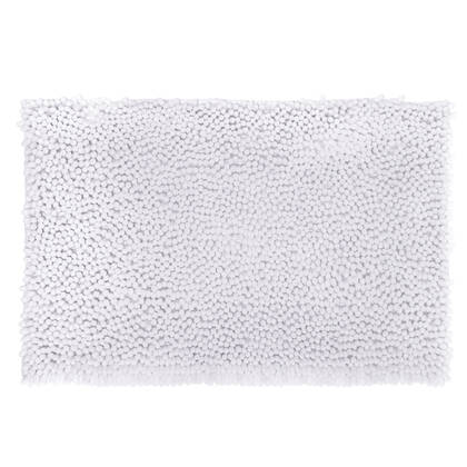 Badkamer kleedje|badmat voor vloer - 50x80 cm - Wit
