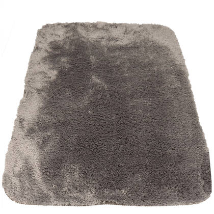 Spirella badkamer vloerkleed|tapijt - hoogpolig - - 60 x 90 cm Grijs