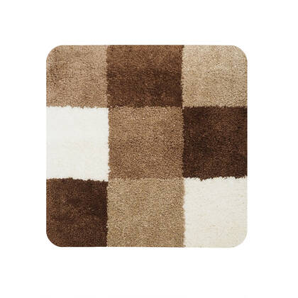 Dutch House Bidetmat Brest - brown 60x60cm Bruin