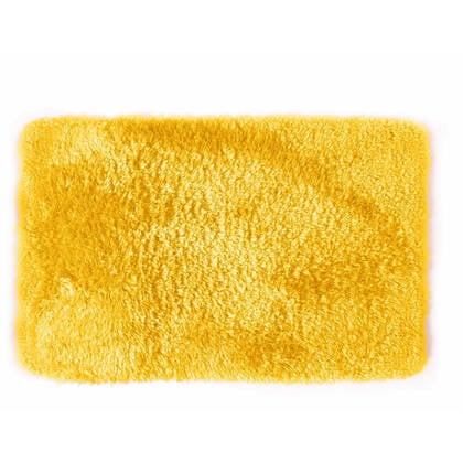 Spirella badkamer vloerkleed|tapijt - hoogpolig - - 40 x 60 cm Geel