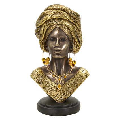 Nairobi - Borstbeeld van vrouw in en hars Goud