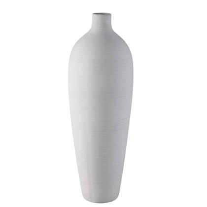 PTMD Cavinn White Matt Ceramic Bottle Vase XL Wit