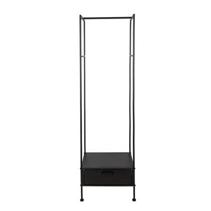 Clayre & Eef Garderoberek 48x30x170 cm Zwart IJzer