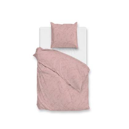 Zo Home Dekbedovertrekset Katoen Satijn Fiori di - shady pink Roze