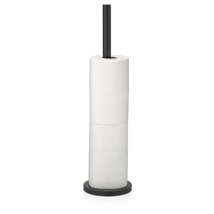 Kela - Toiletrolhouder, Voor 5 Rollen, 57 cm, Zwart - Kela | Carta