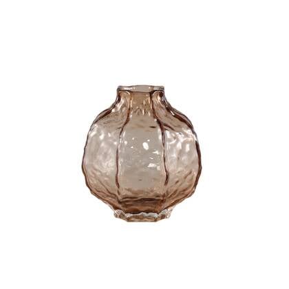 PTMD Vaas Narin - 18x18x19 cm - Glas - Creme Crème