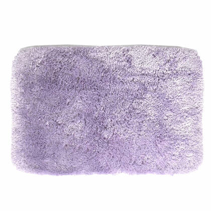 Spirella badkamer vloerkleed|tapijt - hoogpolig - lila - 40 x 60 Paars