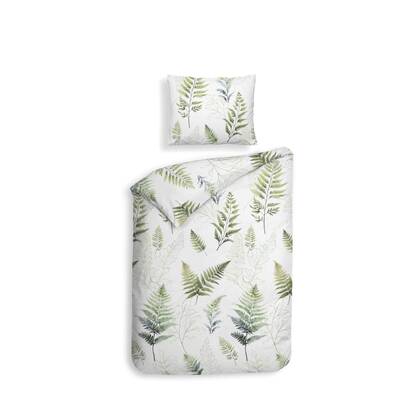 Heckett Lane Dekbedovertrek Flanel Zeno - white Wit