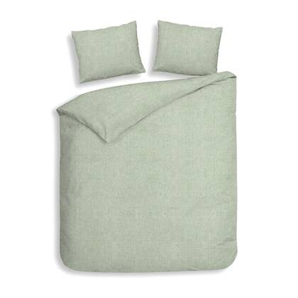 Heckett Lane Dekbedovertrek Flanel Franela - laurel green Groen